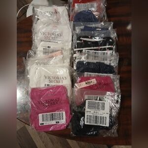 Victoria Secret Panties Lot 15 Pair New In PACKAGE VARIOUS COLORS SZ LARGE